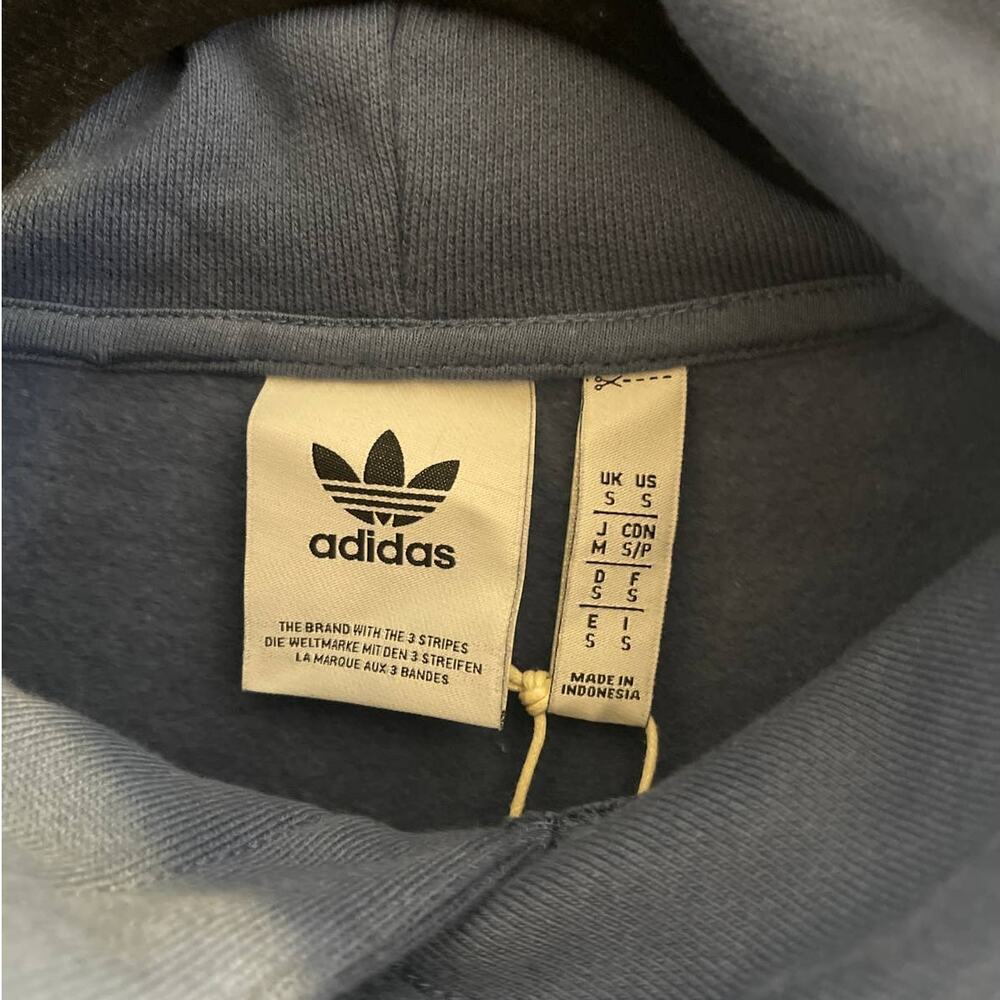 Adidas Originals French Terry Graphic Hoodie Pullover Sweater Mens Sz S (HK7356) - Picture 3 of 6